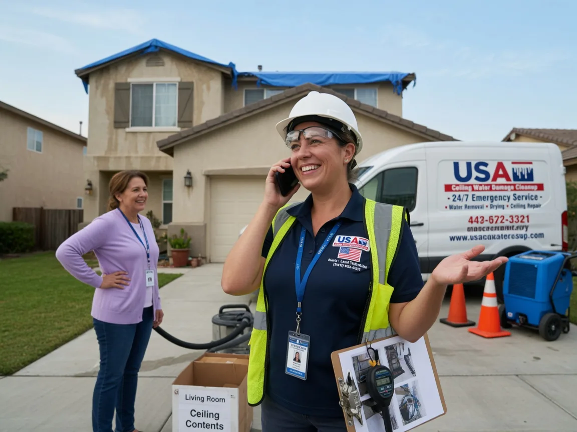 Ceiling Water Damage Restoration Ivanhoe, CA FAQs
